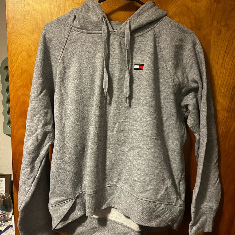 Tommy Hilfiger Women’s Grey Hoodie Sweater